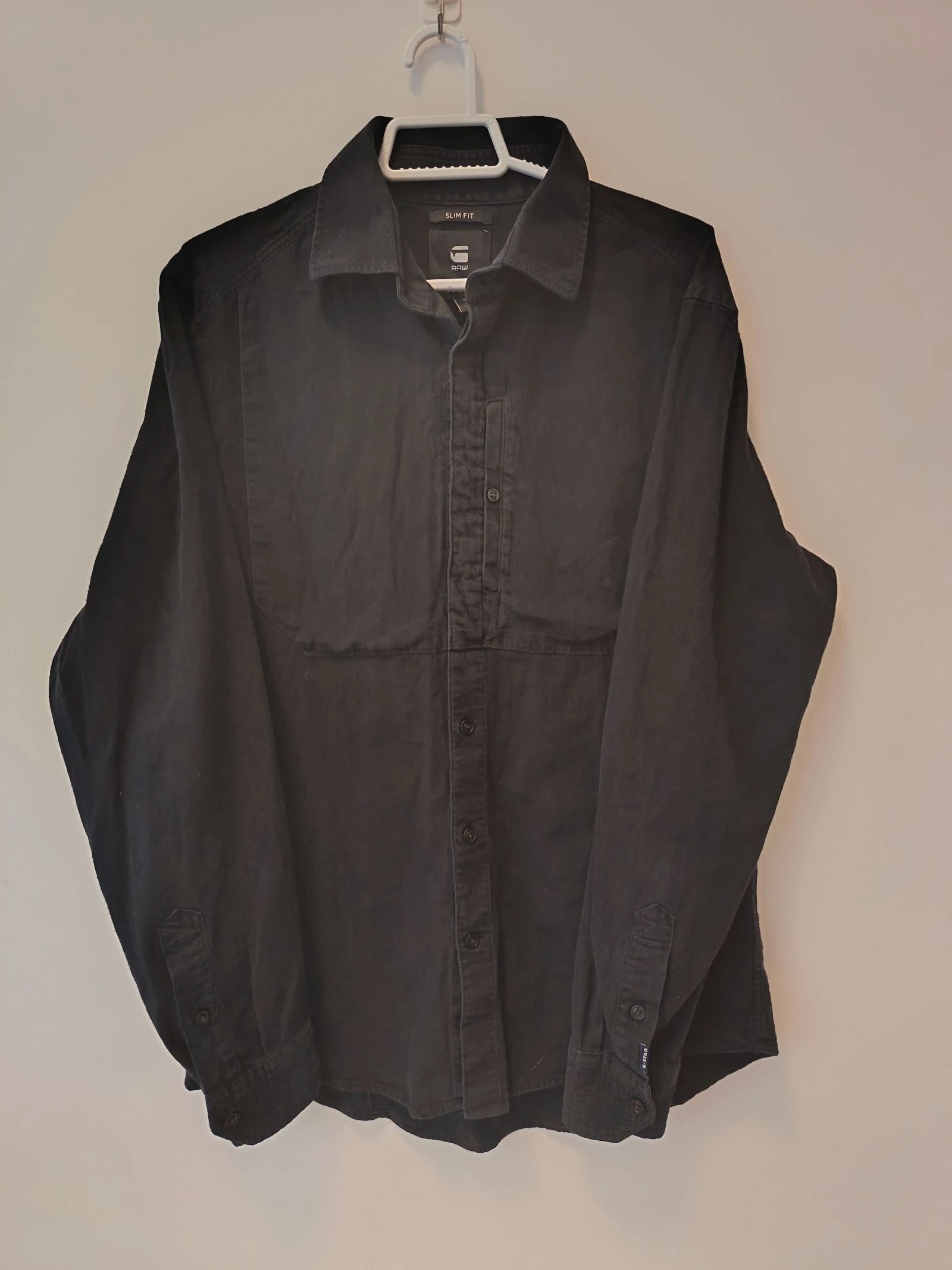 G-Star Raw Denim men's premium long sleeve utility shirt  size M